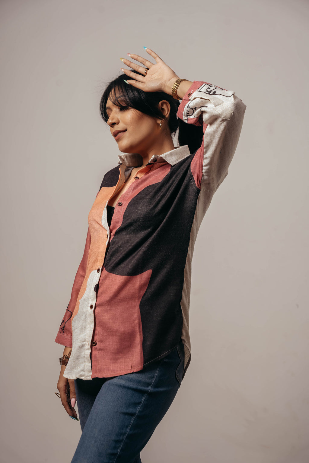 Joyara Urban Muse Shirt 🧡🖤✨