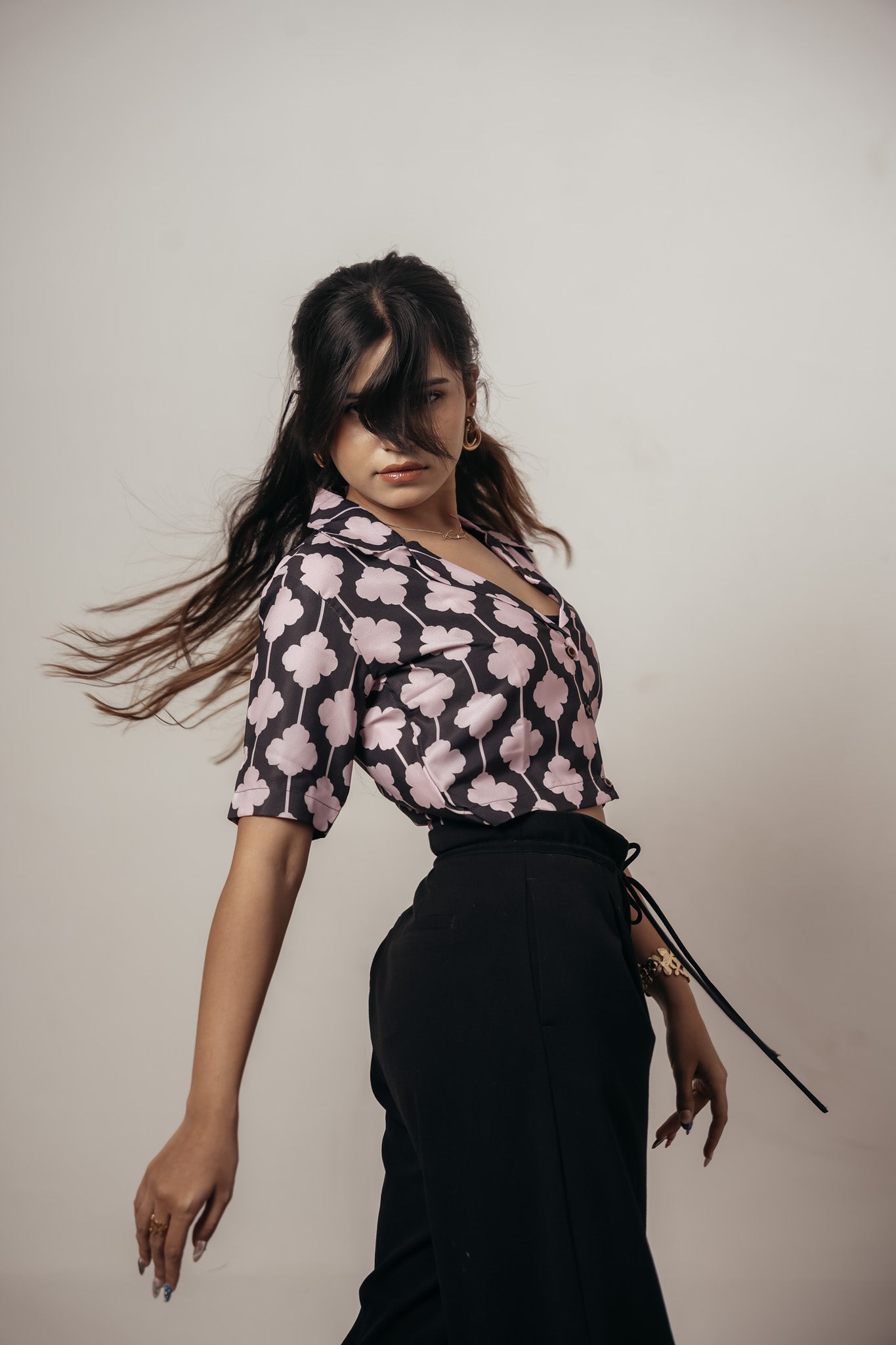 Joyara Blush Bloom Crop Top