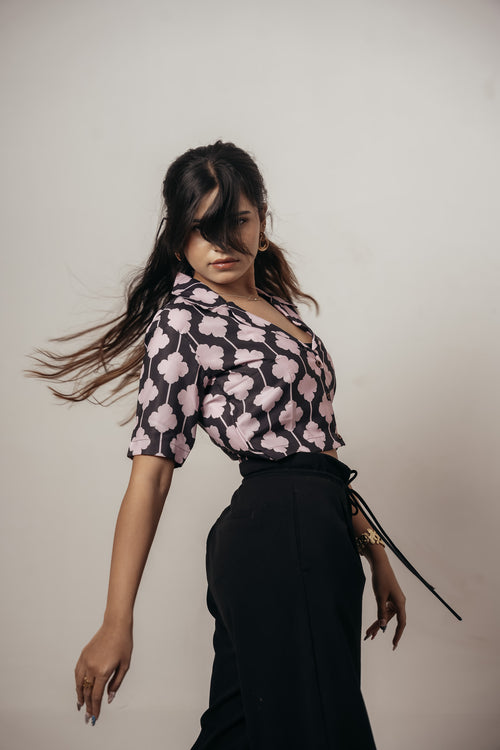 Joyara Blush Bloom Crop Top