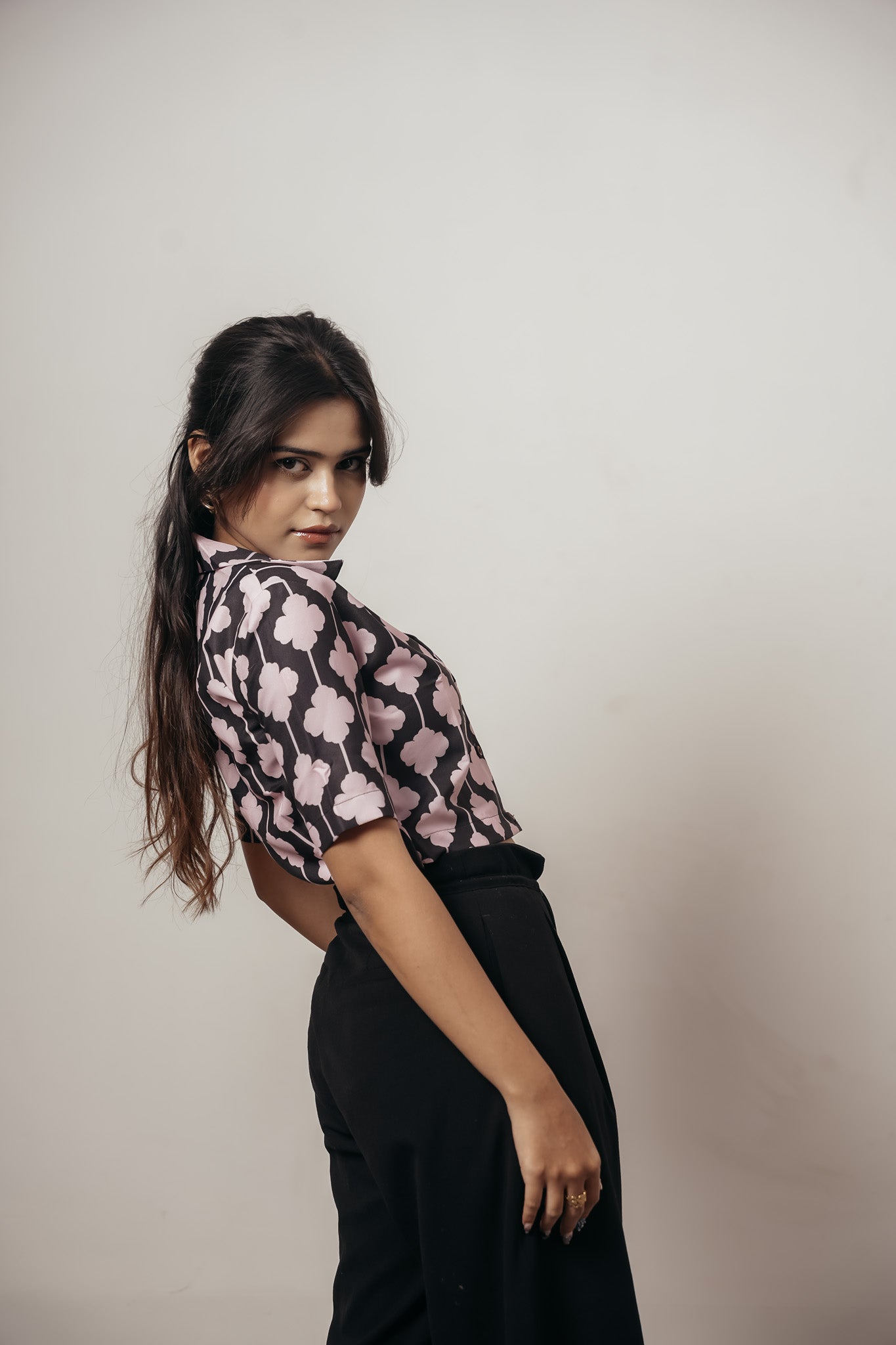 Joyara Blush Bloom Crop Top
