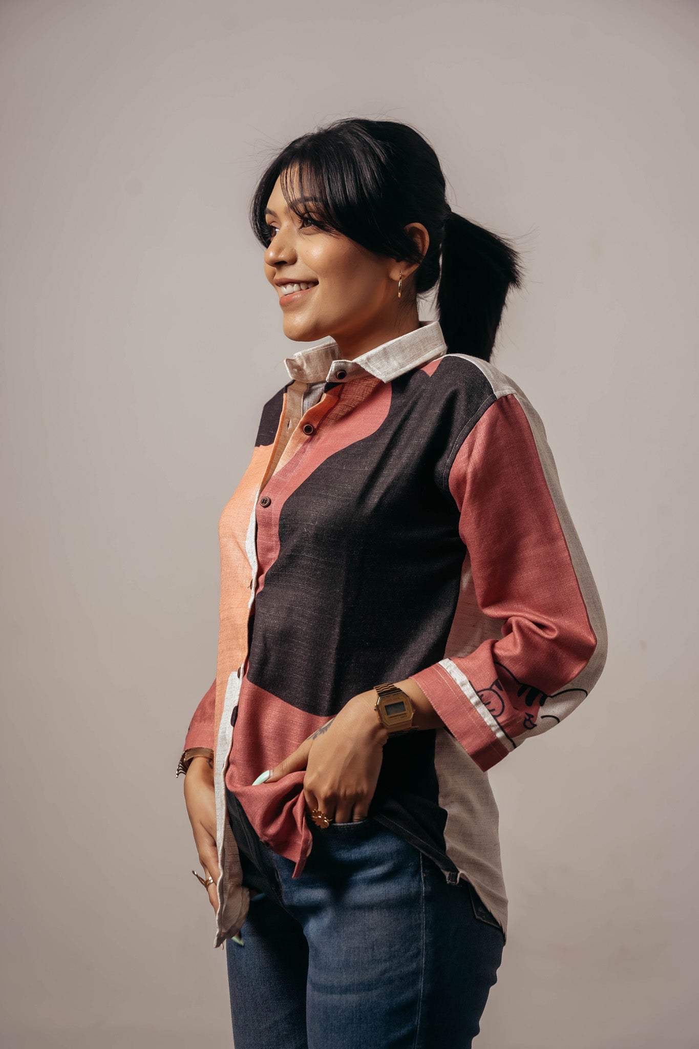 Joyara Urban Muse Shirt 🧡🖤✨
