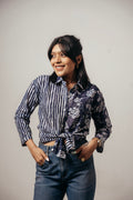 Joyara DualBloom Knot Shirt 💙✨